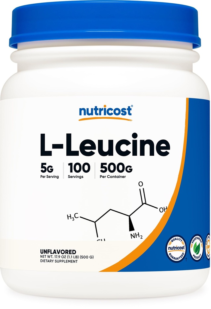 Nutricost 순수한 L 루신 분말 500 그램