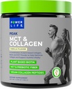Power Life® Peak MCT 파우더 보충 식물 기반 Collagen 및 Biotin - 바닐라 맛 (30 인분)