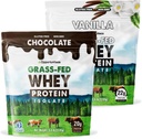 Opportuniteas 잔디 페더럴 익스프레스 바닐라 Choco Whey 단백질 Isolate 분말 - 인공 감미료 없는 20g 단백질 분말, 호르몬 자유로운 Cows, 비 GMO - 5lb