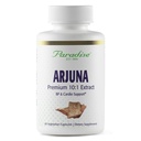 파라다이스 허브 Arjuna, 심혈관 지원, 혈압 유지, 심장 건강, 항산화 보충교재, 비 GMO, 글루텐 무료, 60 채식 캡슐