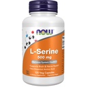 지금 보충 교재, L-Serine 500 mg의 신경 체계 건강, 120의 볼트 캡슐