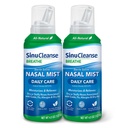 SinuCleanse Daily Care Sterile Saline Nasal Spray, Ultra Fine Mist, 즉시 Moisturizes & Relieves 매일 Nasal Congestion 때문에 감기 & 건조한 공기, 4.5 Oz (2 팩), 미국에서 만든