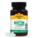 국가 생활 비타민 높은 효능 Biotin 10,000 mcg (10 mg), 60 카운트 - 헤어, 스칼프 및 손톱을위한 보충 - 공인 글루텐 무료