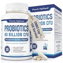 Purely Optimal 프리미엄 Probiotics 60 억 CFU w/Organic Prebiotics & 소화 효소 효소