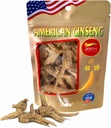 Zen Ginseng - Untrimmed American Ginseng의 4 온스 백 - Non-GMO, 글루텐 무료. Soup, Tea, Coffee, 주스, 스무디 및 베이킹 (Barrel Root 4 oz Bag)의이 인삼을 추가하십시오.