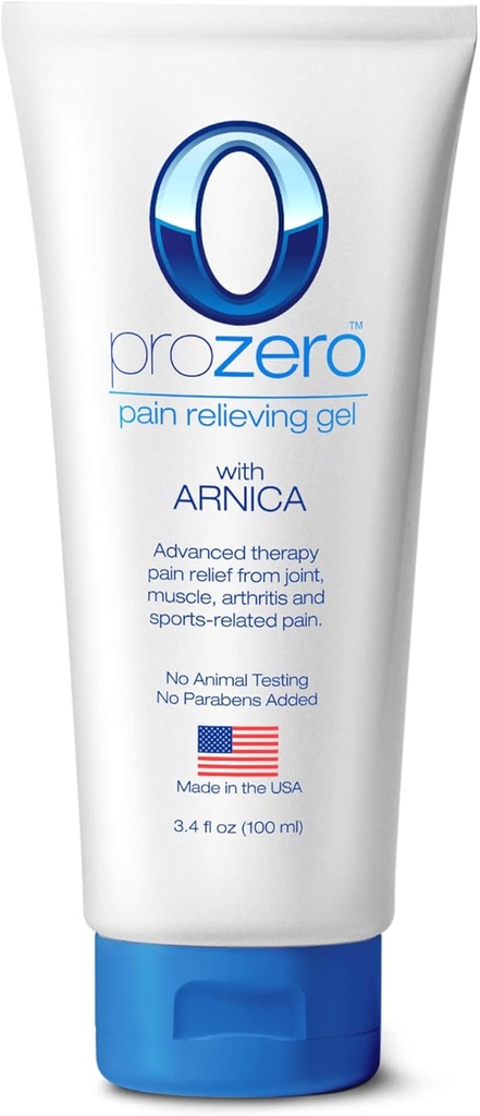 REX MD ProZero, Arnica와 통증 완화 젤 - 근육 통증, 관절염 통증, 관절 통증 완화 및 회복, 3.4 Oz 튜브 (1)