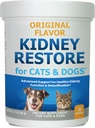 Cats & Dogs Original Feline & Canine Kidney Cleanse Detox & Repair Supplement, Kidney Function Natural Cat & Dog Kidney 지원 Kidney Health 90 Gr