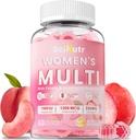 칼슘, 마그네슘, 아연, 비타민 A, C, D3, E, K2, B Complex, Folate, Biotin를 가진 여성 Gummies를 위한 메틸을 섞는 Multivitamin - 에너지, 면역력, 그리고 힘 뼈를 위한 다 비타민 & 무기