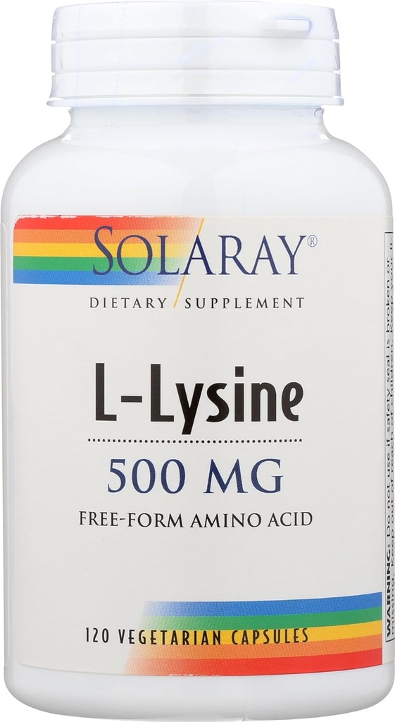 Solaray L-리신 500Mg, 120 Ct