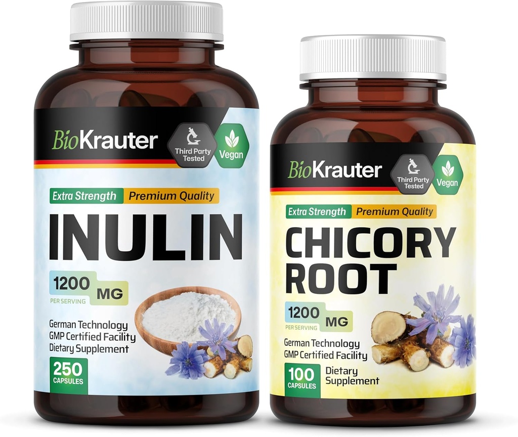 BIO KRAUTER Inulin 250 캡슐 & Chicory 100 캡슐