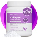 VitaMedica Collagen Peptides Powder for Women & Men - 건강한 머리, 피부, 손톱, 뼈 및 관절 - 가수 분해 유형 I & III, 잔디 볶음, 페이스트 라미네이트, 제 설탕 - 30 서빙