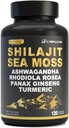 남자를 위한 Shilajit 캡슐 - 50% Fulvic 산, 85+ 추적 무기물 순수한 Himalayan의 바다 Moss를 가진 Shilajit 수지 추출물, Ashwagandha를 위한 에너지, stamina -120의 캡슐