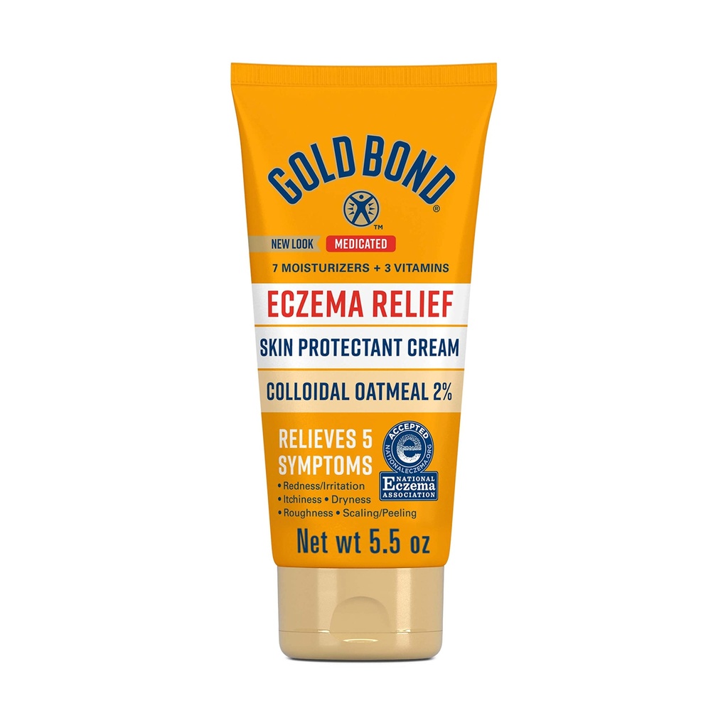 금 본드 Medicated Eczema 기복 피부 protectant 크림, 2% Colloidal Oatmeal와 더불어 5.5 oz.