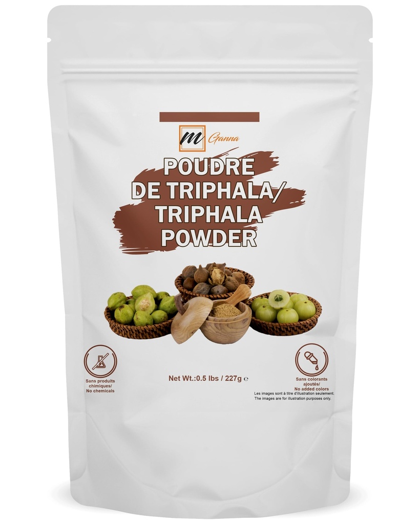 100% 피부와 건강 관리를 위한 자연적인 Triphala 분말 227 GMS/0.5 LBS