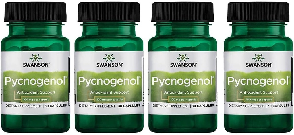 Swanson Pycnogenol 100 밀리그램 30 캡슐 4 팩