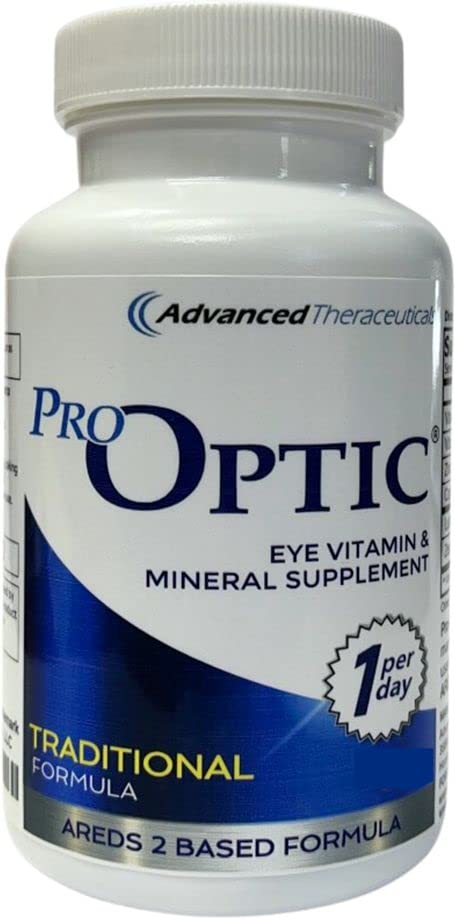 Pro-Optic 전통적인 공식 눈 보충교재 - 성인 50+ - 30의 캡슐, 1 달 공급을 위한 근거한 시각 지원 - Lutein 10mg, Zeaxanthin 2mg