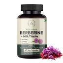Hurbix Berberine - 1300 mg | 우유 이틀, 심황 및 계피가있는 1 강화 된 공식 | 프리미엄 고순도 포뮬러 | 60 캡슐