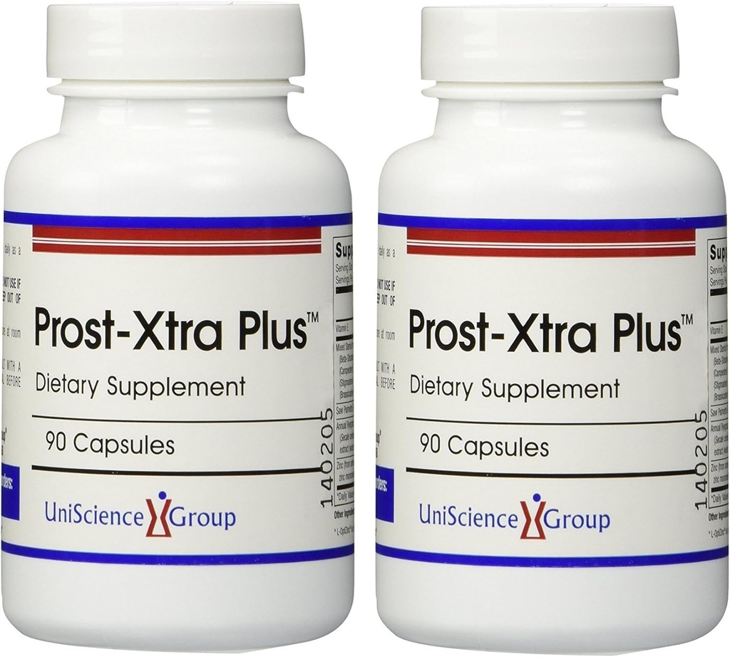 Rye 잔디, 300mg 식물 Sterols, 톱 Palmetto, 아연, 비타민 E 90 캡슐을 가진 Prost-Xtra 플러스 (2 병 장비)