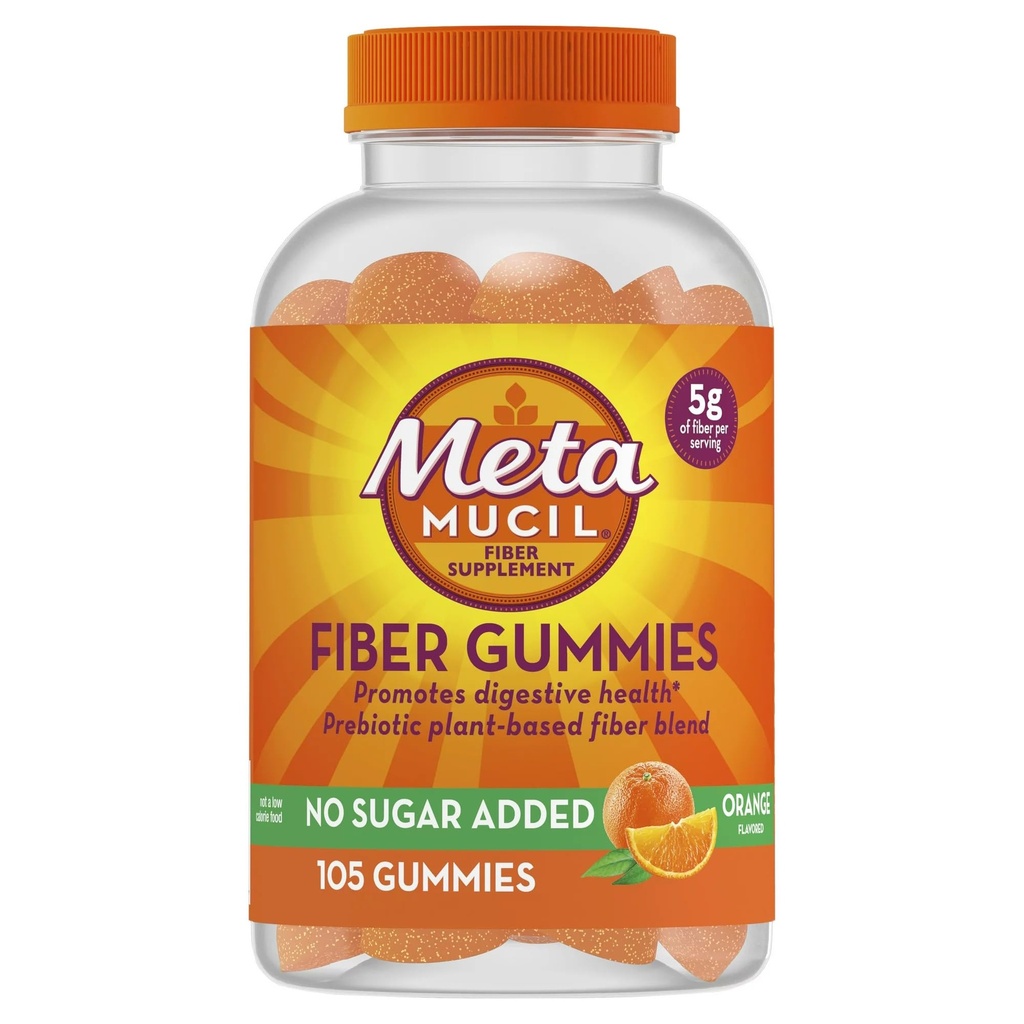 Metamucil, 섬유 Gummies, 105 조사
