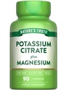 Nature's Truth Potassium 마그네슘 시트레이트 캡슐 | 90 개 | Vegan, Non-GMO & 글루텐 무료 보충