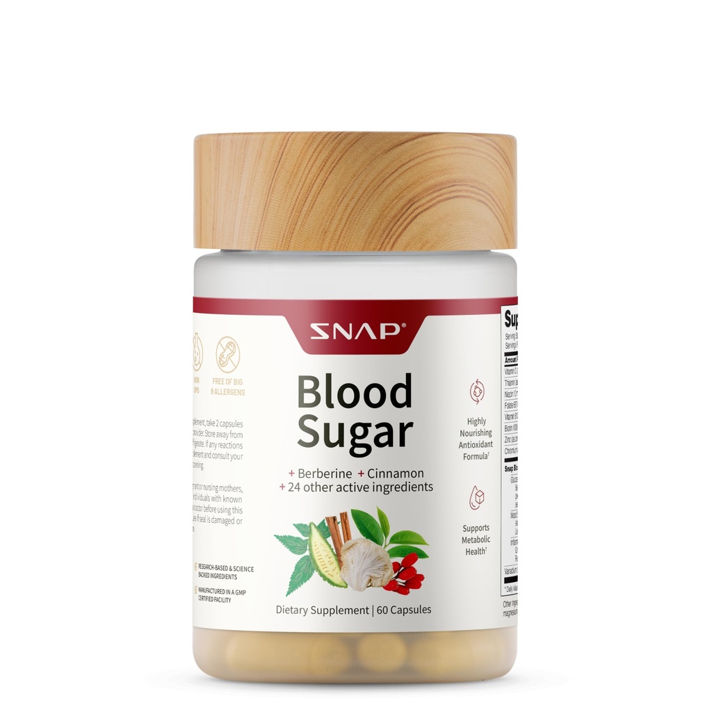 Berberine, CoQ10, Cinnamon, Alpha Lipoic Acid 및 Gymnema와 혼합하여 건강한 혈액 설탕, 대사 건강 및 에너지, 설탕 무료, 60 캡슐을 지원합니다.