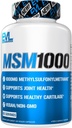 Evlution 영양 MSM1000-1000 MG Methylsulfonylmethane 보충교재 - 합동 건강 지원 - 연골 보충교재 - Vegan + 비 GMO MSM 캡슐 - 60의 서빙
