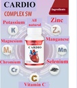 심장 심장 건강은, 건강한 혈액 순환 & 칼륨, 마그네슘, 크롬, ZINC, 만화, 크롬, 셀렌, 30CAPSULES 1000.31 Mg를 가진 혈압 지원을 보충합니다