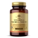 Solgar 건조 비타민 A 1500 mcg (5000 IU), 100 정제 - 건강한 눈, 피부 및 면역 체계 지원 - 비 GMO, Vegan, 글루텐 자유로운, 낙농장 자유로운, 고약 - 100개의 서빙