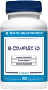 비타민 Shoppe B-Complex 50 (100 Veggie 캡슐)