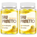 여자를 위한 톱 팔로토 - DHT 차단제 머리 성장 보충교재 - 500mg 유력한 톱 팔로토 Gummies 머리, 피부, 못, 유린 웰니스 - 망고 파인애플 맛 - 120 Gummies