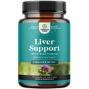 Liver Cleanse Detox & Repair - Digestion & Immune Health - Ginger Root, Choline & Dandelion Root - Silymarin, Beetroot & Artichoke와 초본 간병 지원 - 70 카운트