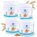 견적 요청 음료 부스터 - 유기 그린 슈퍼 푸드 분말 음료 믹스 - Alfalfa 잔디, Wheatgrass, Kale, Barley 잔디, 레몬 주스 분말 - 산화 방지제, 비타민 및 미네랄에 풍부한.