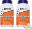 이제 Glutathione 500 mg, 100 Vegan 캡슐 (포장 2) - 감소 된 형태 GSH 보충 - 우유 이틀 추출물과 알파 Lipoic 산으로 강화