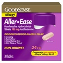 GoodSense 알레르기 - Ease - Fexofenadine 염산염 180 mg 정제 - 실내 & 옥외 기복을 위한 24Hour 알레르기 약, 30 조사