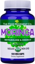 식품 운동 CO. Moringa - 인증 유기 Superfood, 전체 바디 웰니스, 천연 에너지 지원, 건강한 대사 지원 - 100 Vegan 캡슐