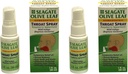 Seagate 제품 Homeopathic 올리브 리프 스로트 스프레이 (팩 2) 1 Ounce Raspberry-Spearmint