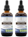 Tribe Bacopa USDA Organic의 비밀 | 알코올 프리 추출물, 고순도 허브 드롭 | 100 % 인증 유기농 Bacopa (Bacopa Monnieri) 건조 허브 (2x4 oz)