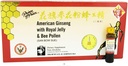 Royal Jelly Bee Pollen과 Amer Ginseng (10 단일 서빙 병)