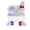 고위, 충전식 보청기 10 채널 Mini Hearing Device with Noise Cancelling Hearing Amplifier for Adults with Charging Case