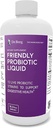 Dr. Berg's Friendly Probiotic Liquid Supplement Drink Mix w / 12 Live Probiotics Strains & Lactobacillus Acidophilus - 소화 건강, 면역 체계 및 남성 여성 및 아이 -1 개월 공급