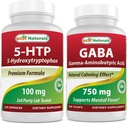 제일 자연적인 5-HTP (5 hydroxytryptophan) 100 mg & GABA 750 mg