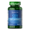 Puritan의 Pride Non-GMO Soy Isoflavones 750mg, Active Daidzein, Genistein 및 Glycitein 지원 Menopause 및 핫 플래시, 120 Rapid Release 캡슐을 가진 규정식 보충교재