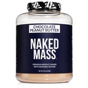 NAKED 초콜릿 땅콩 버터 질량 - 1,280 칼로리, 50G 단백질, 인공 없음. 모든 천연 체중 게인 단백질 분말 - 8Lb 대량, GMO 무료, 글루텐 무료 & Soy 무료