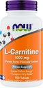 지금 보충 교재 L 카르니틴 1000mg - 150의 정제 가치 크기, 지원 Lean 근육 성장, Carnipure, 비 GMO, 코셔, Vegans, Athletes 및 에너지 지원을 위한 이상