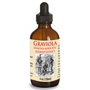 유기 Graviola 액체 Soursop 추출물 4 oz Wildcrafted Tincture (Annona Muricata) : 면역 시스템 부스터 (4oz)