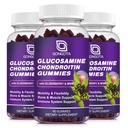 글루코사민 Chondroitin Gummies - 2 팩, MSM & Elderberry, 융통성 지원, 제일 연골 & Immune 지원은 남자와 Wome를 위해 보충합니다 - 180 Gummies