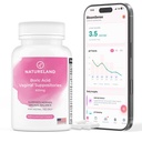 Natureland 40 Count, 600mg Boric Acid Vaginal Suppositories, 미국에서 만든, Restore PH Balance 및 감속 건조, 냄새, Itchiness 및 방전, Intimate Health (40 Count) 지원