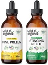 야생 & 유기 소나무 오염 Tincture 4 fl oz & Sting Nettle Root Tincture 4 fl oz