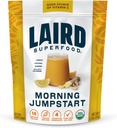 Laird Superfood Morning Jumpstart 분말 음료 보충교재, 레몬, Lucuma, Ginger 및 Cayenne Cleanse, 유기, 2.7 Oz 부대, 1의 팩
