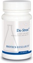 Biotics 연구 De-Stress는 Calmness, 건강한 수면 습관, All-Natural Supports Mental Wellness & Calm를 지원하기 위하여 디자인된 영양소를 특허를 얻었습니다. 30의 캡슐